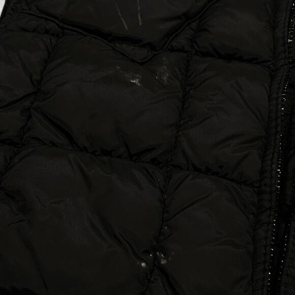 ★ Walls (Vintage) Black Full-Zip Quilted Puffer Vest w/ Collar Design ★ - Picture 6 of 7